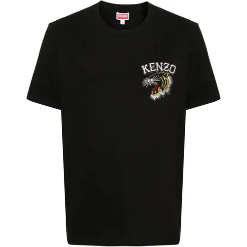 Jungle Varsity Baumwoll T-shirt , Herren, Größe: S - Kenzo - Modalova