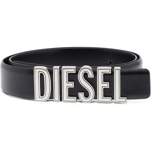 Gürtel aus Leder mit klobigen Logo-Buchstaben - Diesel - Modalova