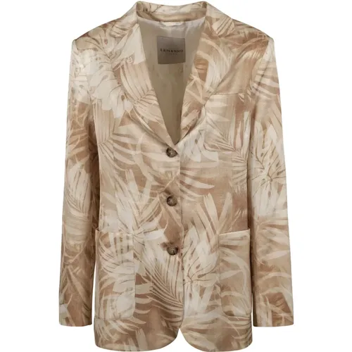 Forest Print Outerwear , female, Sizes: M, L, XL - Ermanno Scervino - Modalova