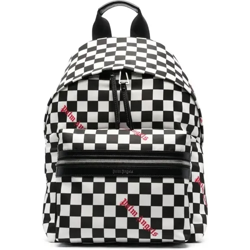 Damier Check Logo Rucksack - Palm Angels - Modalova