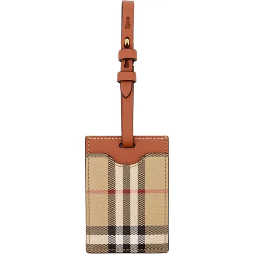 Canvas Luggage Tag , female, Sizes: ONE SIZE - Burberry - Modalova