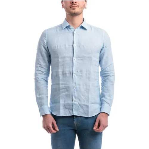 Linen Shirt , male, Sizes: M, 3XL, 2XL - Altea - Modalova