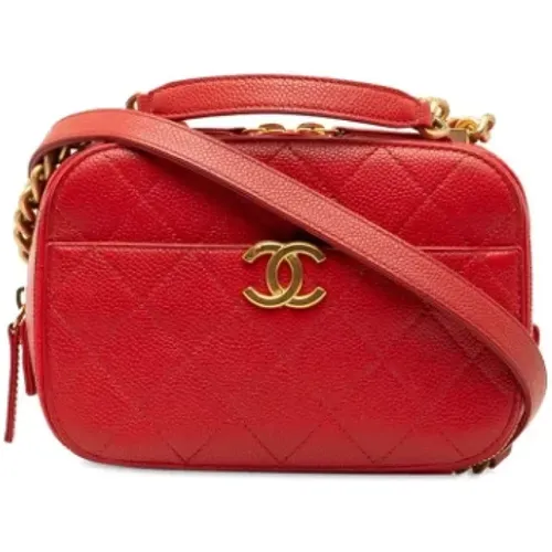 Pre-owned Leather chanel-bags , female, Sizes: ONE SIZE - Chanel Vintage - Modalova