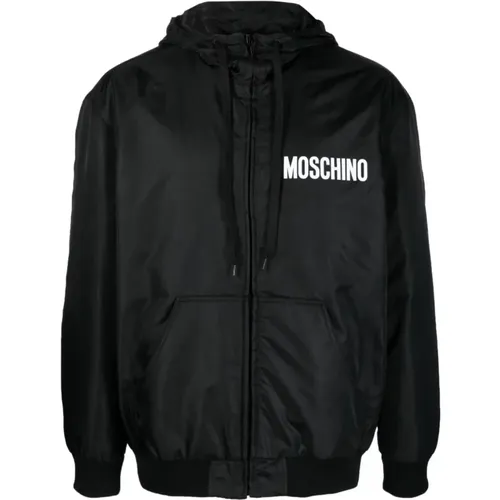 Teddy Bear Padded Hooded Jacket , male, Sizes: M - Moschino - Modalova