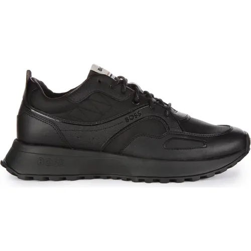 Sporty Runner Shoes for Men , male, Sizes: 8 UK, 10 UK, 11 UK, 9 UK - Hugo Boss - Modalova