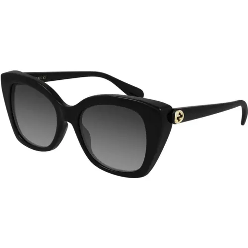 Rectangular Sunglasses with Classic and Trendy Design , unisex, Sizes: 55 MM - Gucci - Modalova