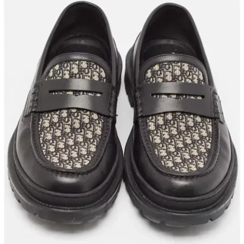 Pre-owned Leather flats , male, Sizes: 8 1/2 UK - Dior Vintage - Modalova