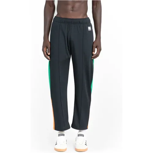 Schwarze Commune Track Pants mit Logo Patch , Herren, Größe: XL - Wales Bonner - Modalova