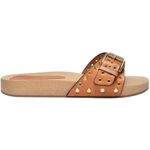 Pre-owned Leather sandals , female, Sizes: 4 UK - Isabel Marant Pre-owned - Modalova