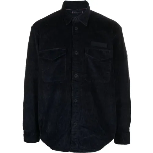 Corduroy Overshirt , male, Sizes: L, 2XL, XL - Tommy Hilfiger - Modalova