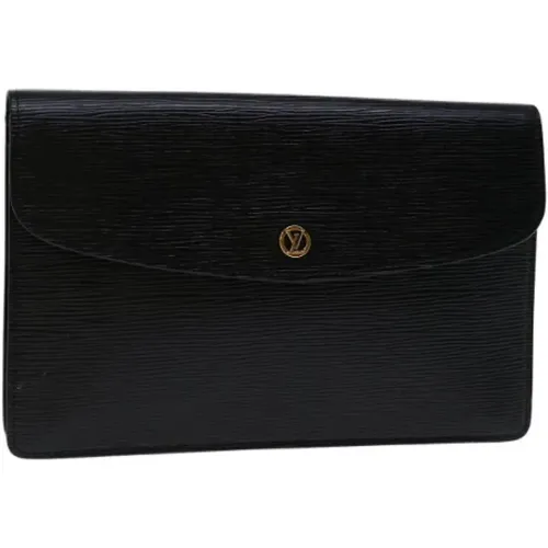 Pre-owned Leather clutches , female, Sizes: ONE SIZE - Louis Vuitton Vintage - Modalova