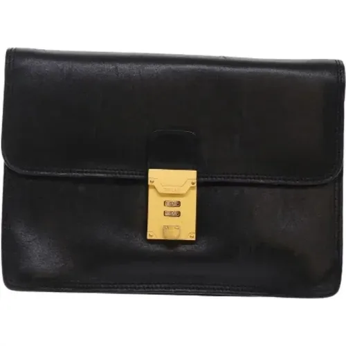 Pre-owned Leather clutches , female, Sizes: ONE SIZE - Bally Pre-owned - Modalova