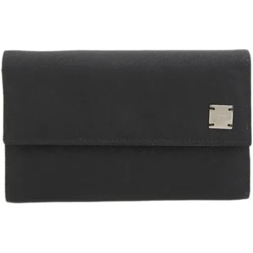 Pre-owned Canvas wallets , female, Sizes: ONE SIZE - Fendi Vintage - Modalova