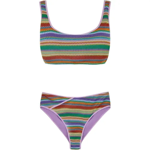 Gehäkeltes Bikini Top und Amerikanischer Slip - Me-Fui - Modalova