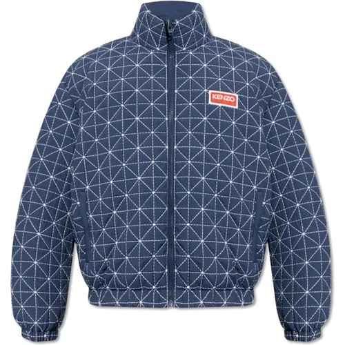 Daunenjacke mit Logo , Herren, Größe: XL - Kenzo - Modalova