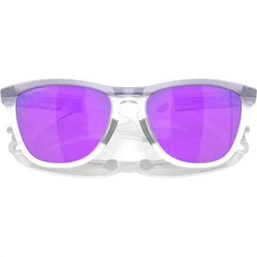 Transparent Pillow Sunglasses , male, Sizes: 55 MM - Oakley - Modalova