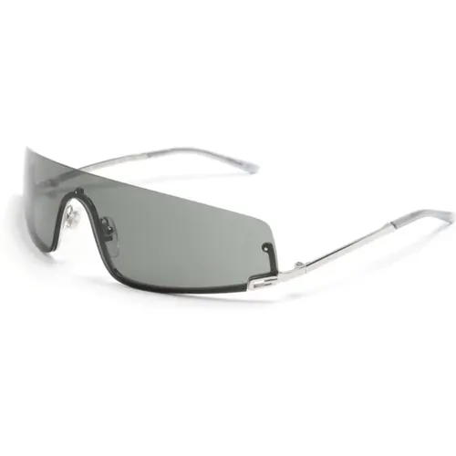 Silver Sunglasses, Stylish and Versatile , unisex, Sizes: ONE SIZE - Gucci - Modalova