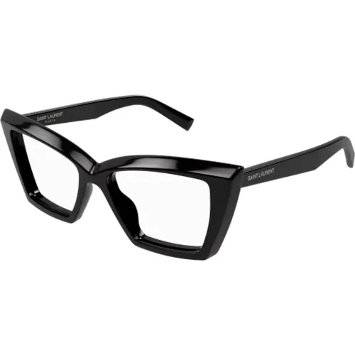 Bold Cat Eye Optical Glasses , unisex, Sizes: M - Saint Laurent - Modalova