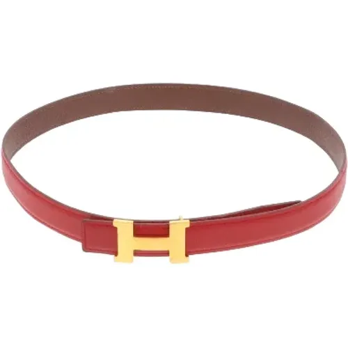 Pre-owned Leather belts , female, Sizes: ONE SIZE - Hermès Vintage - Modalova