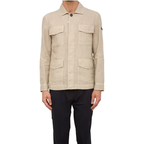 Shirt Jacket , male, Sizes: XL, L, M - PESERICO - Modalova