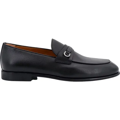 Ikone Lederloafer , Herren, Größe: 38 EU - Salvatore Ferragamo - Modalova