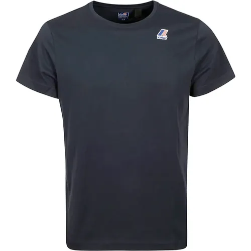 Edouard Blaues Baumwoll-T-Shirt für Männer - K-way - Modalova