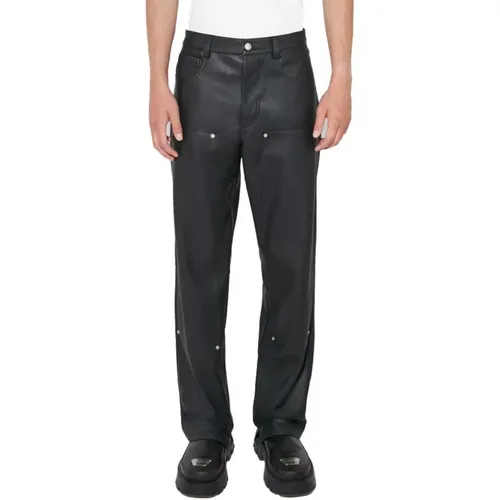 Matte Leather Carpenters Trousers - MISBHV - Modalova