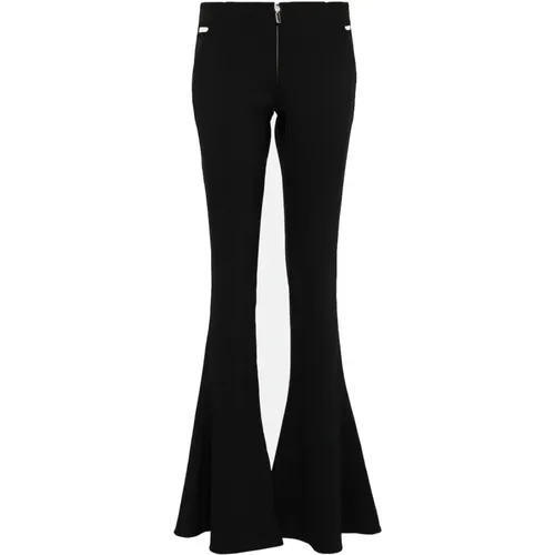 Flared Trousers with Cutout Detailing , female, Sizes: S - Jean Paul Gaultier - Modalova