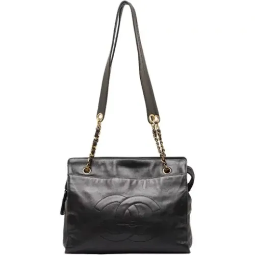 Pre-owned Leather totes , female, Sizes: ONE SIZE - Chanel Vintage - Modalova