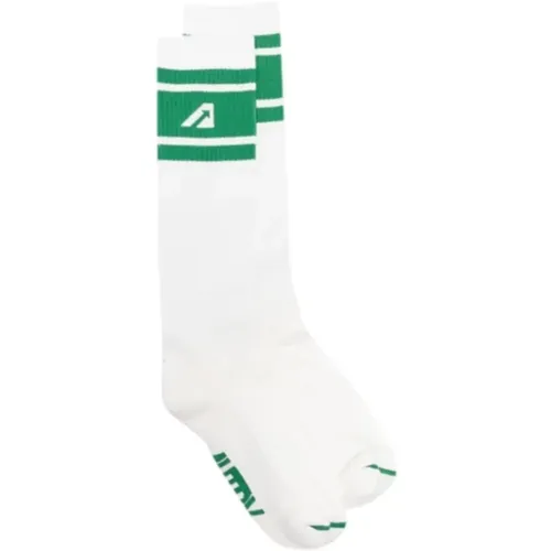 Haupt Unisex Socken (weiß/grün) , Herren, Größe: S - Autry - Modalova