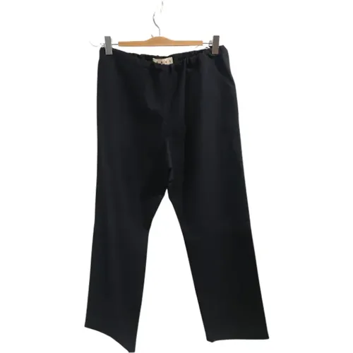 Pre-owned Wool bottoms , female, Sizes: XS - Marni Pre-owned - Modalova