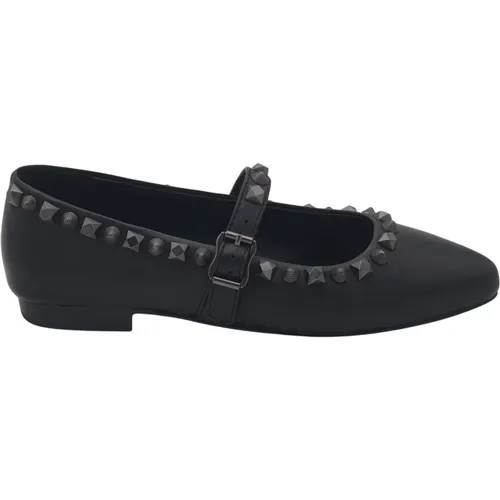 Studded Punk/Chic Mary Jane Shoes , female, Sizes: 6 UK, 8 UK, 3 UK, 5 UK, 7 UK - Ash - Modalova