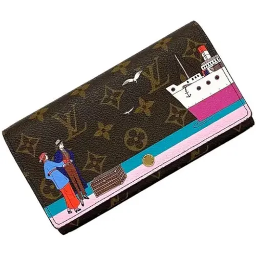 Pre-owned Canvas wallets , female, Sizes: ONE SIZE - Louis Vuitton Vintage - Modalova