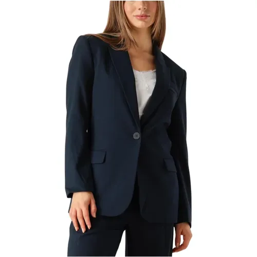 Dunkelblauer Blazer für Damen , Damen, Größe: XS - Copenhagen Muse - Modalova