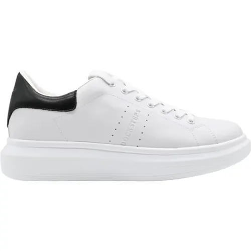 Niedrige Weiße Schwarze Sneakers Tacoma 115 , Herren, Größe: 40 EU - Docksteps - Modalova