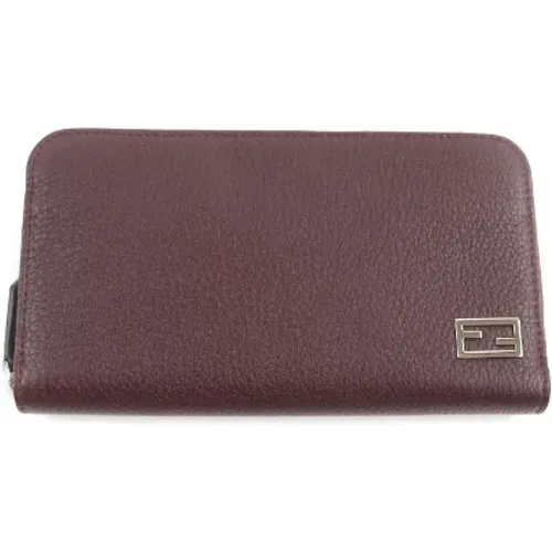 Pre-owned Leather wallets , female, Sizes: ONE SIZE - Fendi Vintage - Modalova