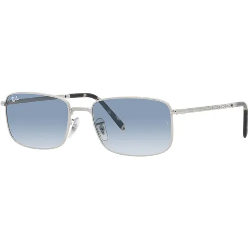 Rectangular Sunglasses with Blue Gradient Lenses , unisex, Sizes: 60 MM, 57 MM - Ray-Ban - Modalova