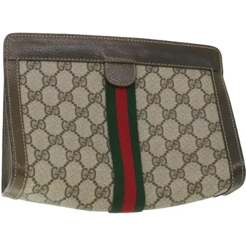 Pre-owned Canvas clutches , female, Sizes: ONE SIZE - Gucci Vintage - Modalova