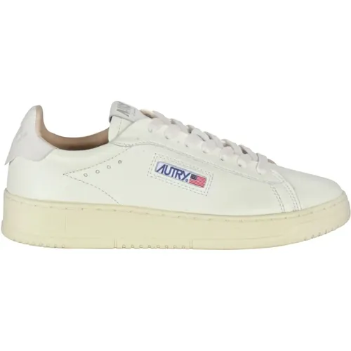 Leder-Sneaker mit Logo-Details - Autry - Modalova