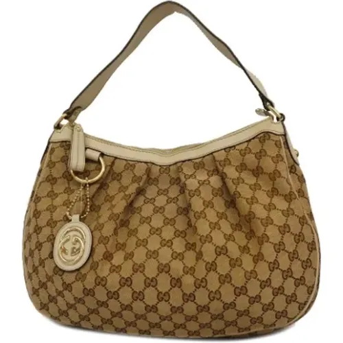 Pre-owned Canvas shoulder-bags , female, Sizes: ONE SIZE - Gucci Vintage - Modalova