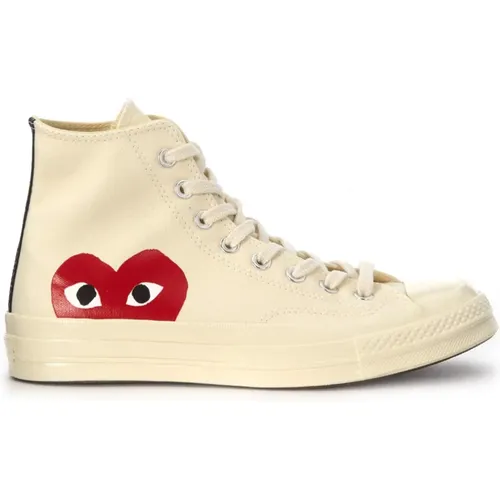 Große Herz Sneakers , Herren, Größe: 39 EU - Comme des Garçons Play - Modalova