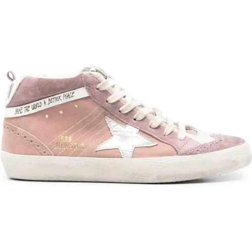 Farbblock Sneakers mit Sternen-Patch , Damen, Größe: 36 EU - Golden Goose - Modalova