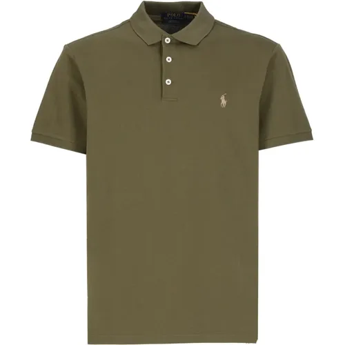 Cotton Polo with Iconic Pony Embroidery , male, Sizes: M, L - Ralph Lauren - Modalova