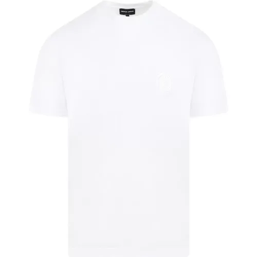 Cotton T-Shirt , male, Sizes: 2XL, XL, M, L - Giorgio Armani - Modalova