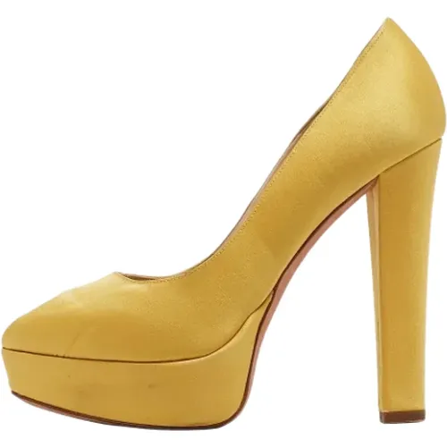 Pre-owned Satin heels - Alexander McQueen Pre-owned - Modalova