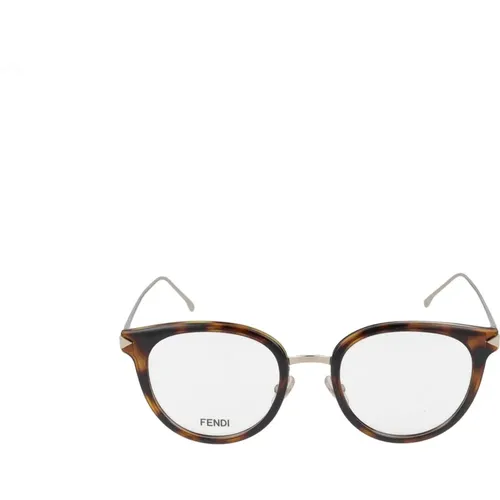 Stilvolle Brille FF 0166 , Damen, Größe: 48 MM - Fendi - Modalova
