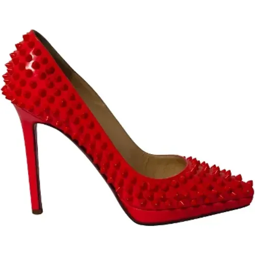 Pre-owned Leather heels , female, Sizes: 3 1/2 UK - Christian Louboutin Pre-owned - Modalova