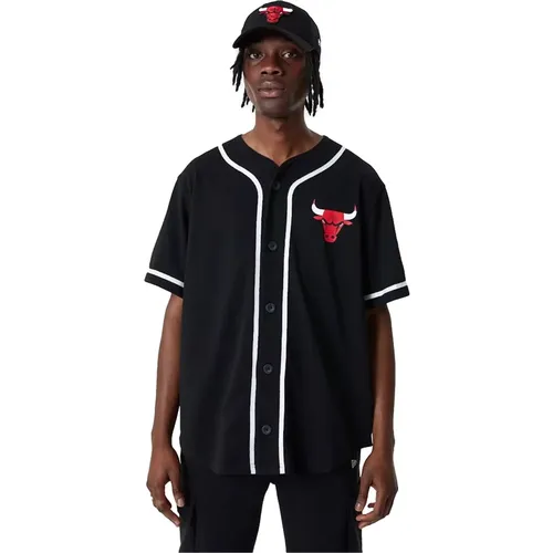 Bulls Baseball Jersey , Herren, Größe: 2XL - new era - Modalova