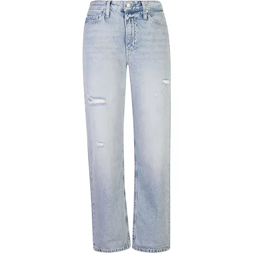 Klare Blaue Jeans für Frauen , Damen, Größe: W26 - Calvin Klein Jeans - Modalova