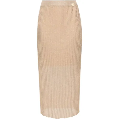 Knit Longuette Skirt , female, Sizes: M - Twinset - Modalova